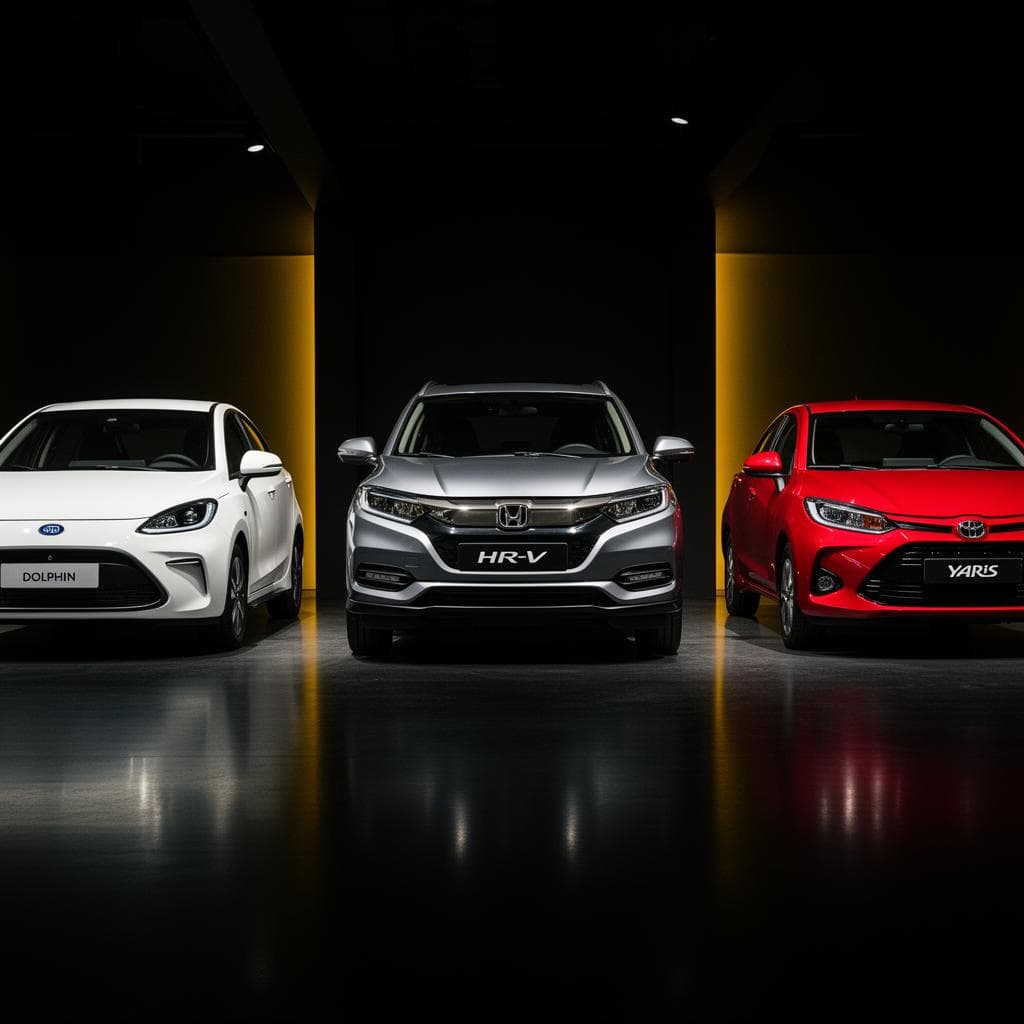 Sedan premium em estúdio fotográfico Royale Motors